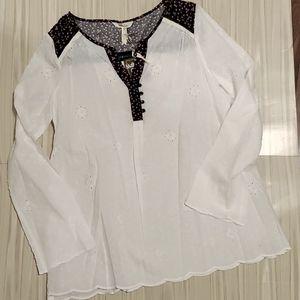 Matilda jane snow globe tunic top